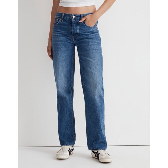 Madewell Denim - Madewell Low Slung Straight Jeans High Waist Relaxed Slouchy Womens Size 29